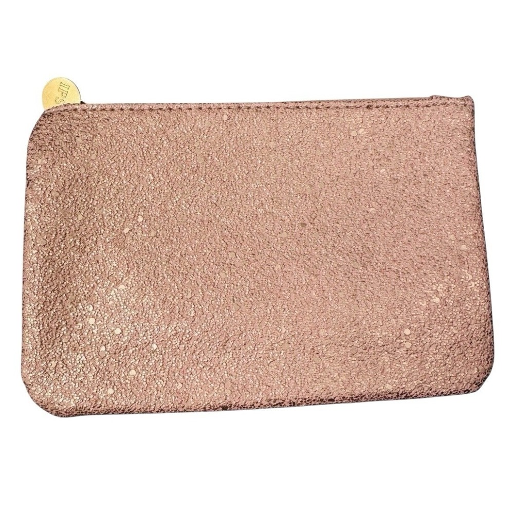 Ipsy‎ Cosmetic Makeup Bag Top Zipper Pouch Pink and Gold